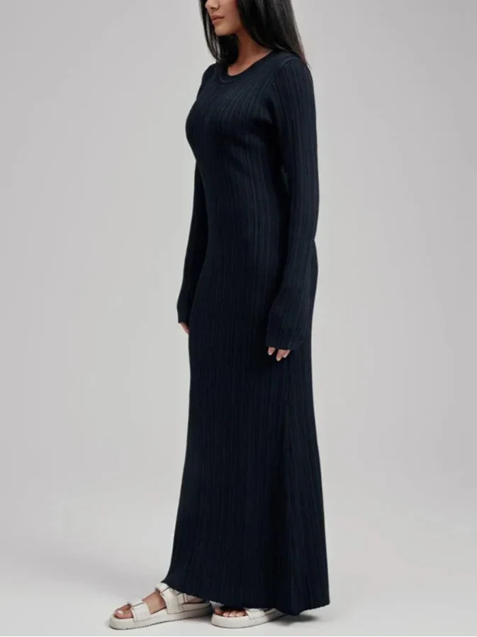 Jana שמלת מקסי סרוגה