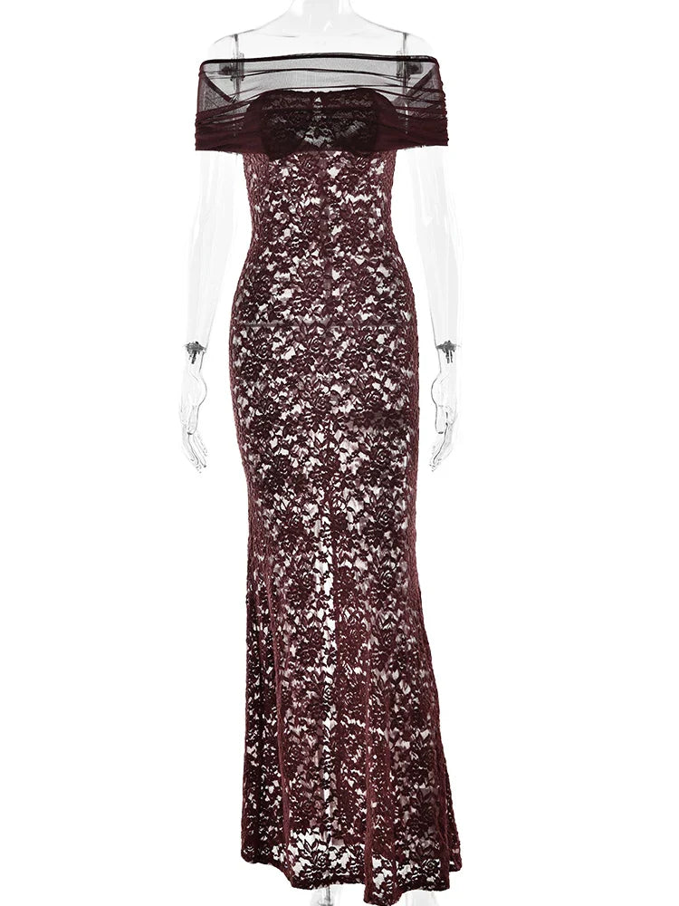 שמלה מקסי דגם אביב