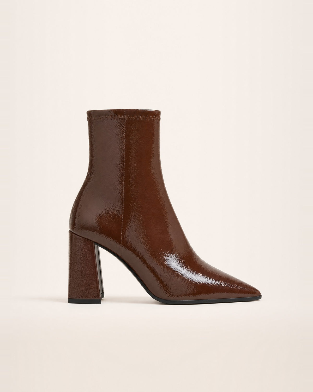 מגפי עקב דגם ג׳ולייט – חום – פרופיל