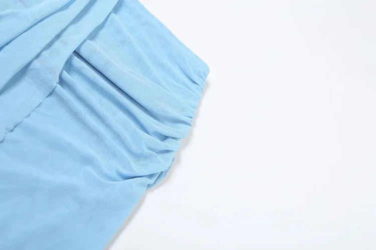 שמלת מקסי בעלת מחשוף עמוק דגם סופי