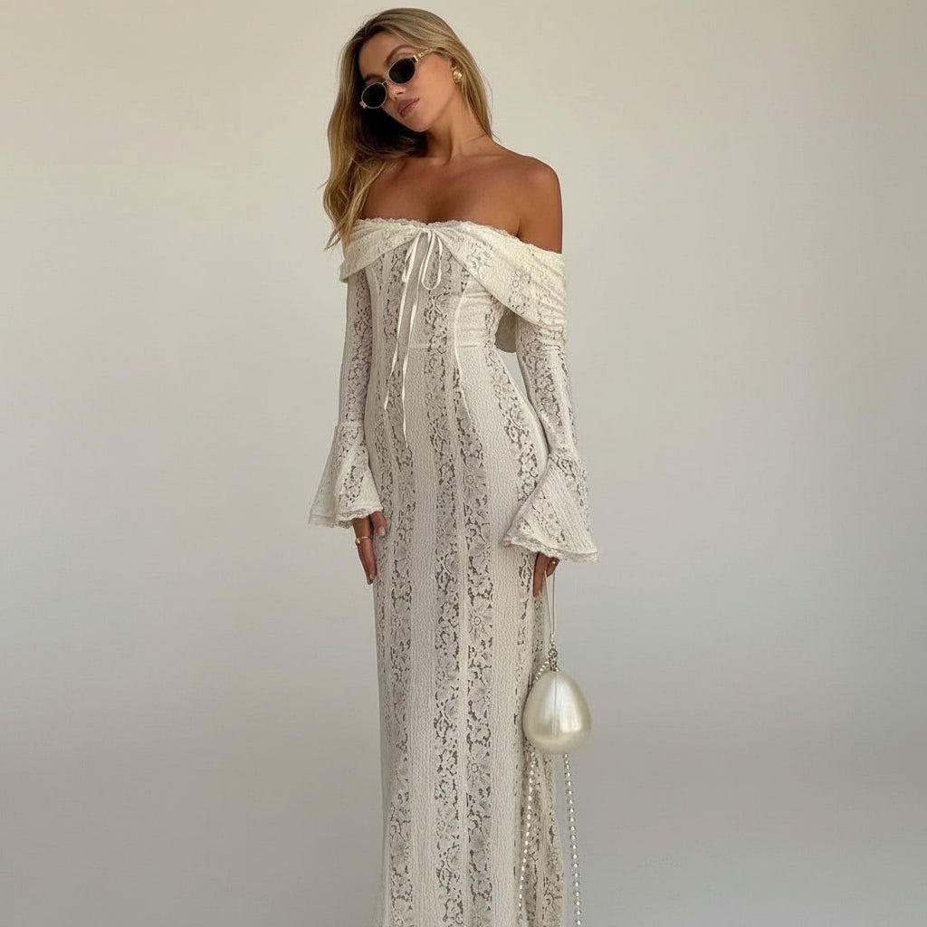 שמלת מקסי מלכותית דגם ג׳ולייט