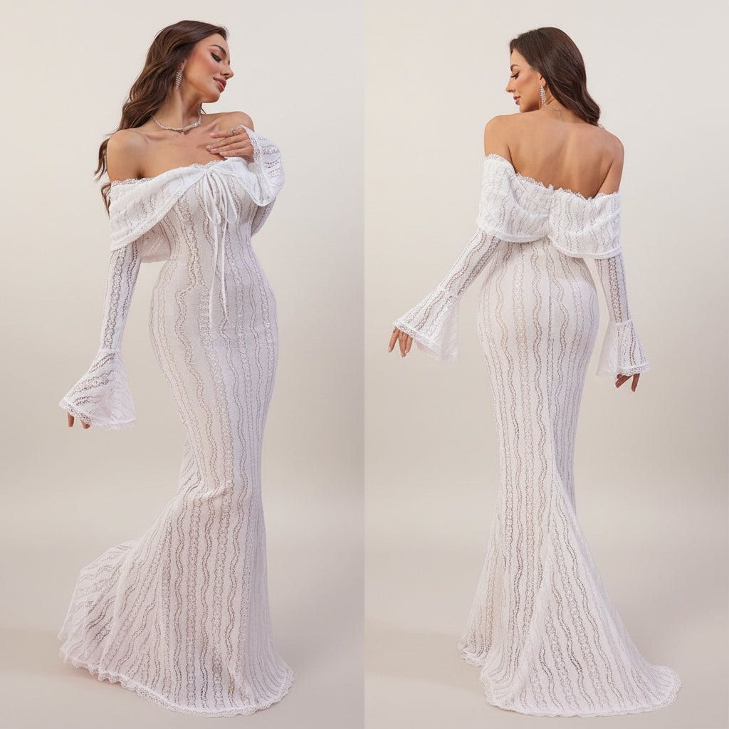 שמלת מקסי מלכותית דגם ג׳ולייט