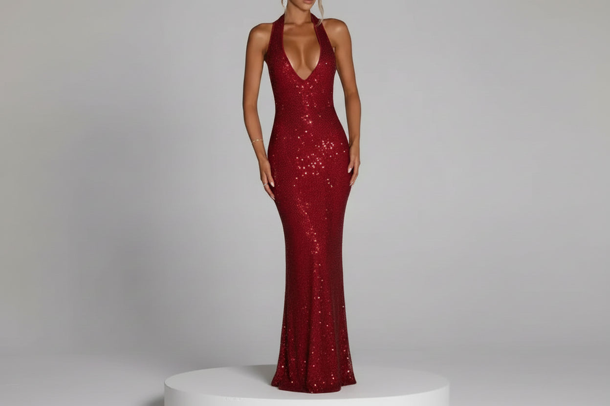 שמלת מקסי נצנצים מיארה