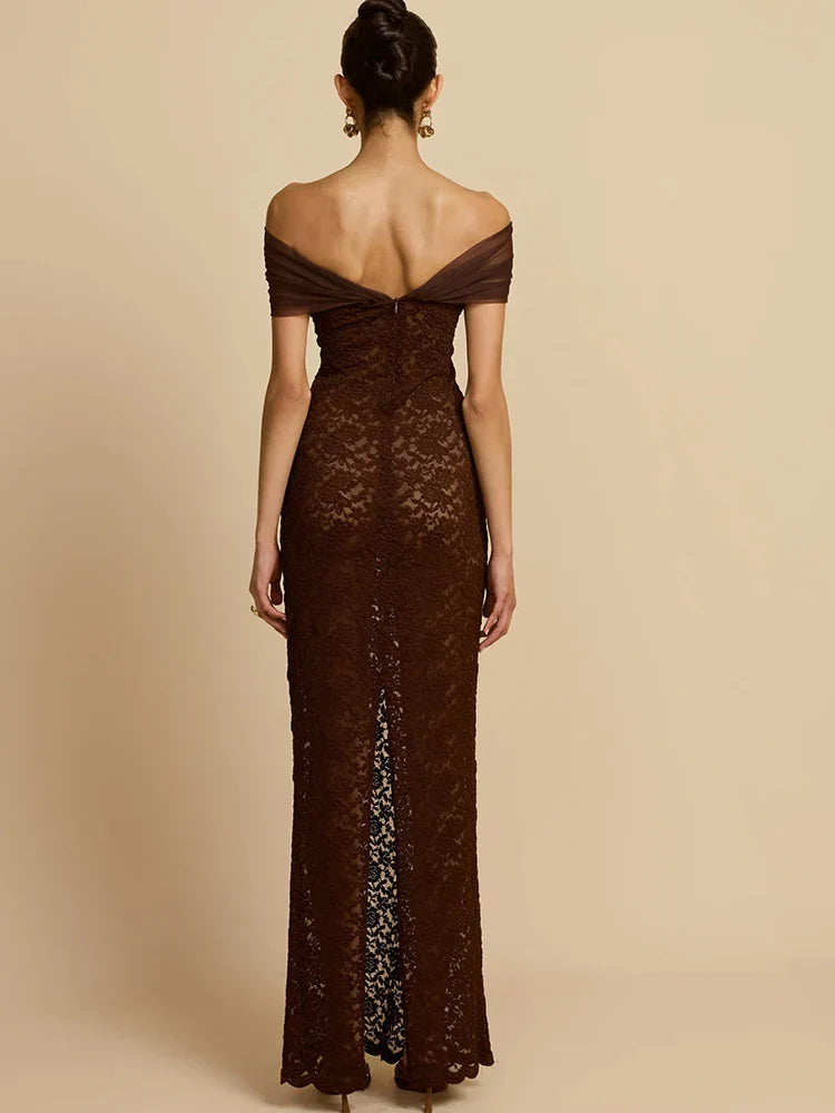 שמלה מקסי דגם אביב