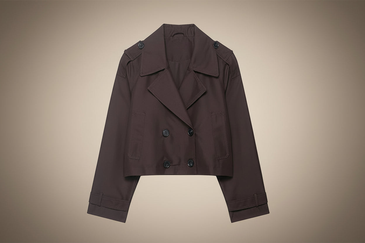 מעיל טרנץ' דגם פאני