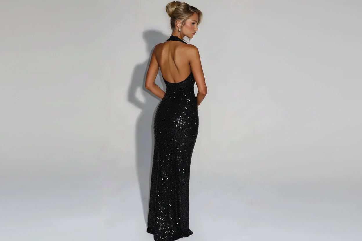 שמלת מקסי נצנצים מיארה