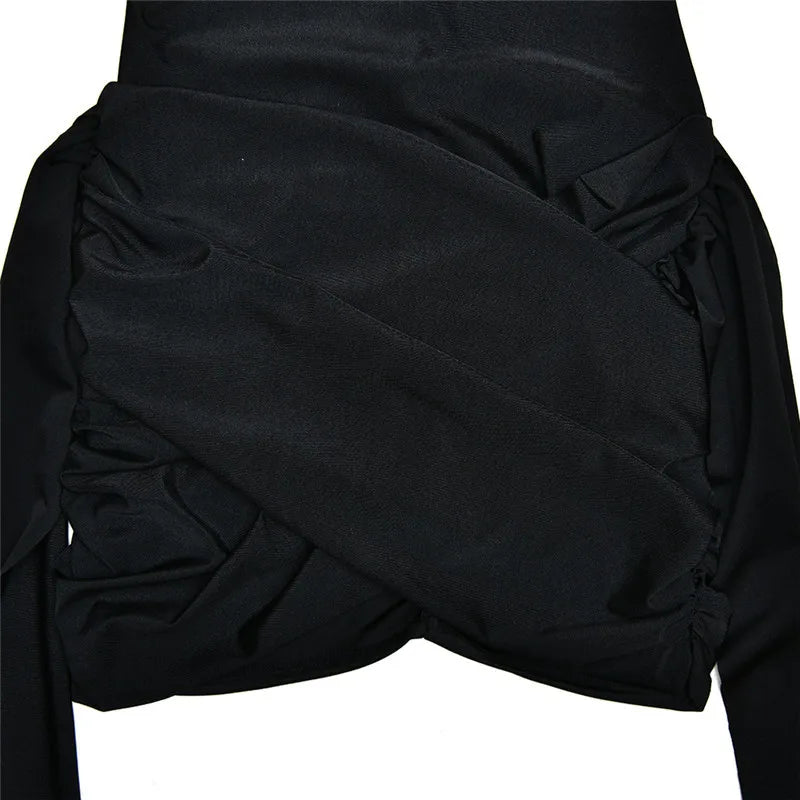 שמלת מיני קפלים דגם ויולטה