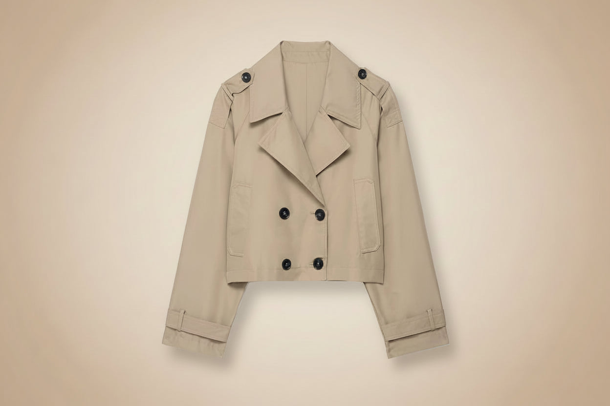 מעיל טרנץ' דגם פאני