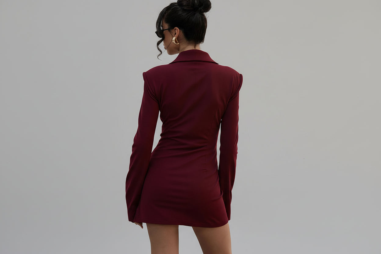 שמלת מיני בלייזר דגם מליסה