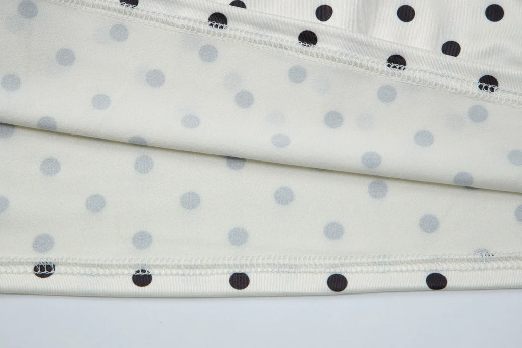 שמלת מקסי נקודות דגם נאיס