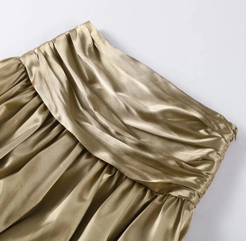 סט שני חלקים אלגנטי עם גב חשוף וקשירת שרוכים דגם מרסלין