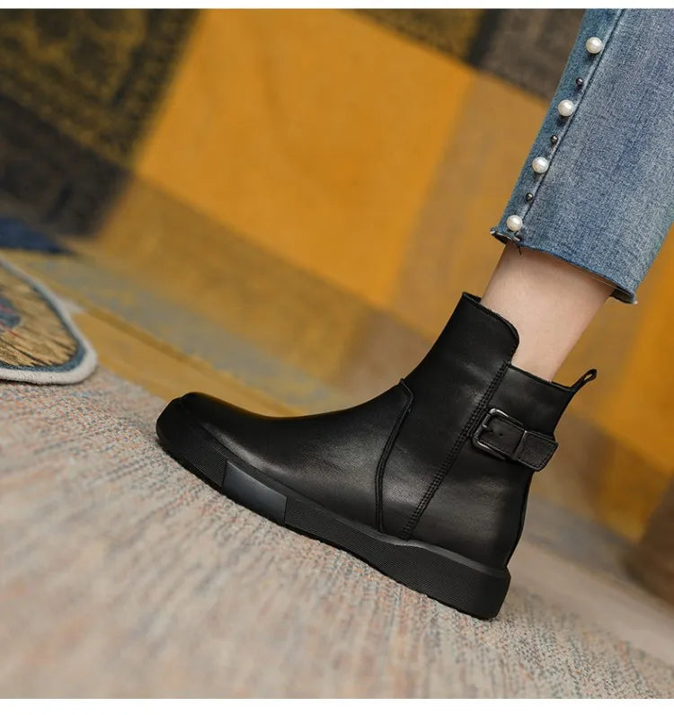 Bruce מגפי צ'לסי עם אבזם