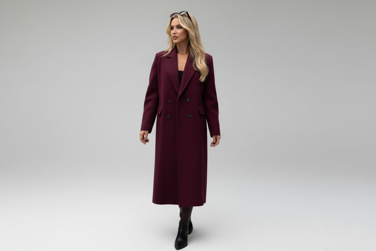 מעיל ארוך קלאסי דגם מרגוקס